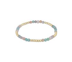 Blissful gold Hot Mess 2.5mm beaded bracelet