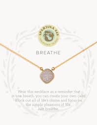 Breathe cream drusy gold SLV ne