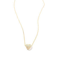 Bursting Heart Gold NEcklace