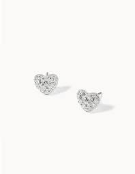 Bursting Heart stud earrings si