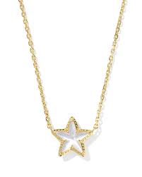 Cassidy Short Gold Ivory Pearl Pendent Necklace