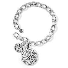 Contempo medallion link bracele