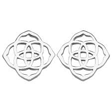 Dira Rhodium earrings