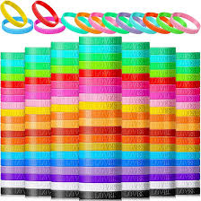 Scripture Rubber Wristbands multi verse multi colors