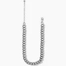 Interlok chain collar necklace