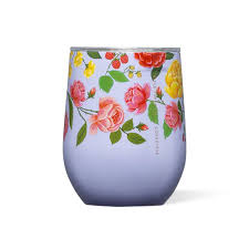 12oz Rifle Paper Stemless Roses Purple