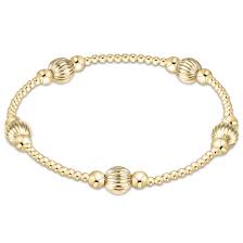 Purpose Dignity 6mm Bead Bracelet - Gold