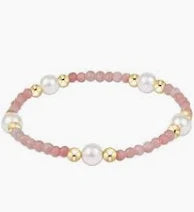 Purpose Pearl 6mm Gem Bracelet Pink Opal