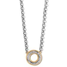 Venezia open ring short necklace