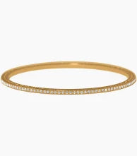 Meridian Eclipse Thin Gold Bangle