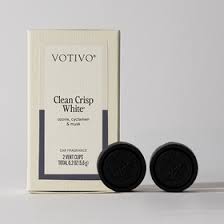 Clean Crisp White Auto Fragrance 2 pack