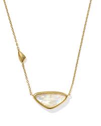 Margot Gold Iridescent Abalone Necklace
