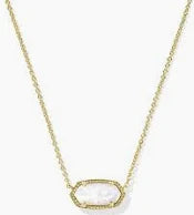 Elisa Gold Ivory Necklace