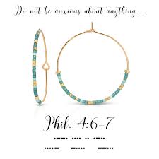 Phil 4:6-7 morse code Standard Hoops