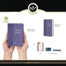 Bible KJV Pocket Bible Purple