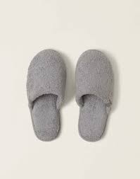 Cozy Chic Unisex Slippers - Dove Gray - Size Small