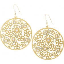 Posey Disc gold french wire ear