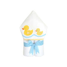 Yellow Duck Hooded Towel