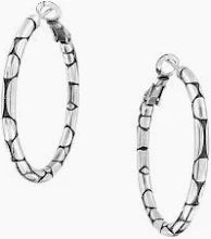 Pebble small hoop earrings