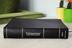 NIV Thompson Chain Reference Bible Bonded Leather Black