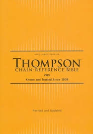KJV Bible Thompson Chain Reference Hardcover Yellow - Thomas Nelson