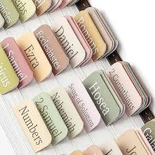 Bible Tabs Multi color muted