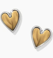 Cascade Heart Post Earrings