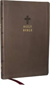 KJV Bible Charcoal Thinline