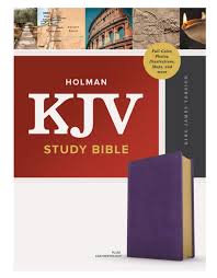 KJV Bible Holman Study Bible Plum Index