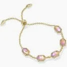 Hallie Gold Sunrise Watercolor illusion Bracelet