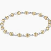 Dignity Sincerity Mixed Metal 4mm Bracelet