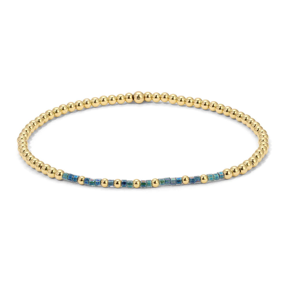 Dream Big Gold Beaded Morse Code Bracelet