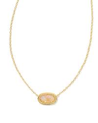 Elisa gold ridge framed golden abalone necklace