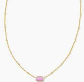 Elisa mini gold azalea illusion necklace