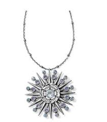 Halo Ice radiate necklace