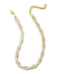 Hayden mixed metal chain necklace