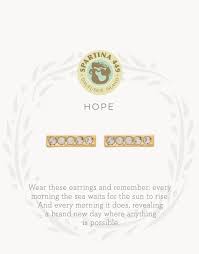 Hope gold SLV earrings
