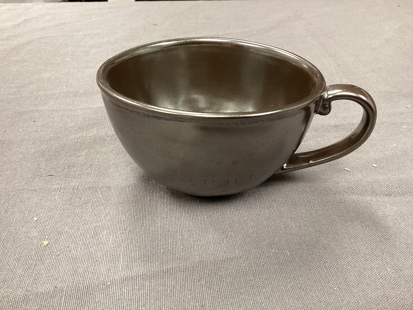 Pewter Stoneware Cup