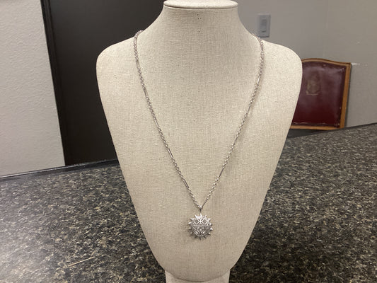 Sienna sun silver pend necklace