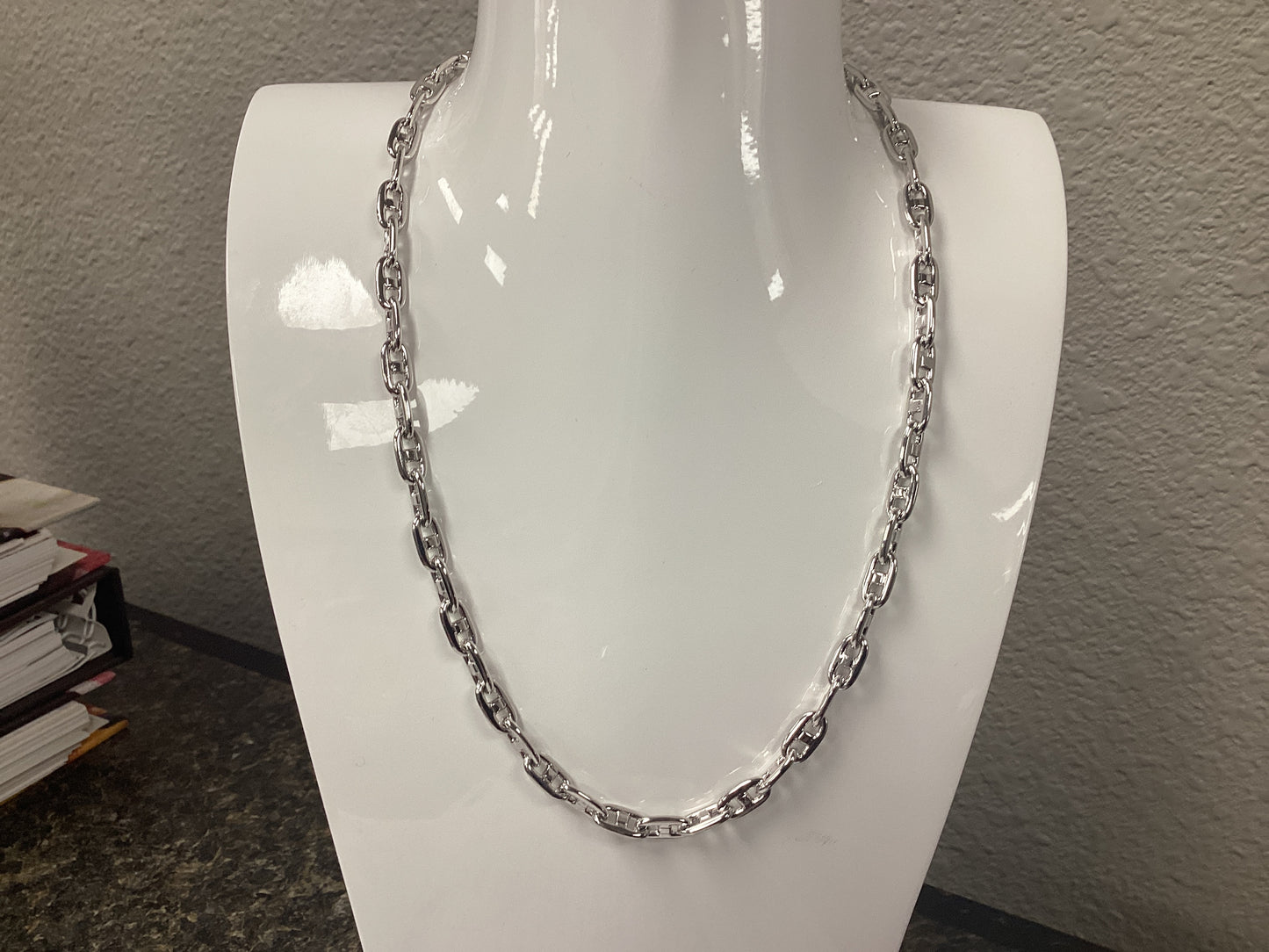 Bailey silver chain necklace