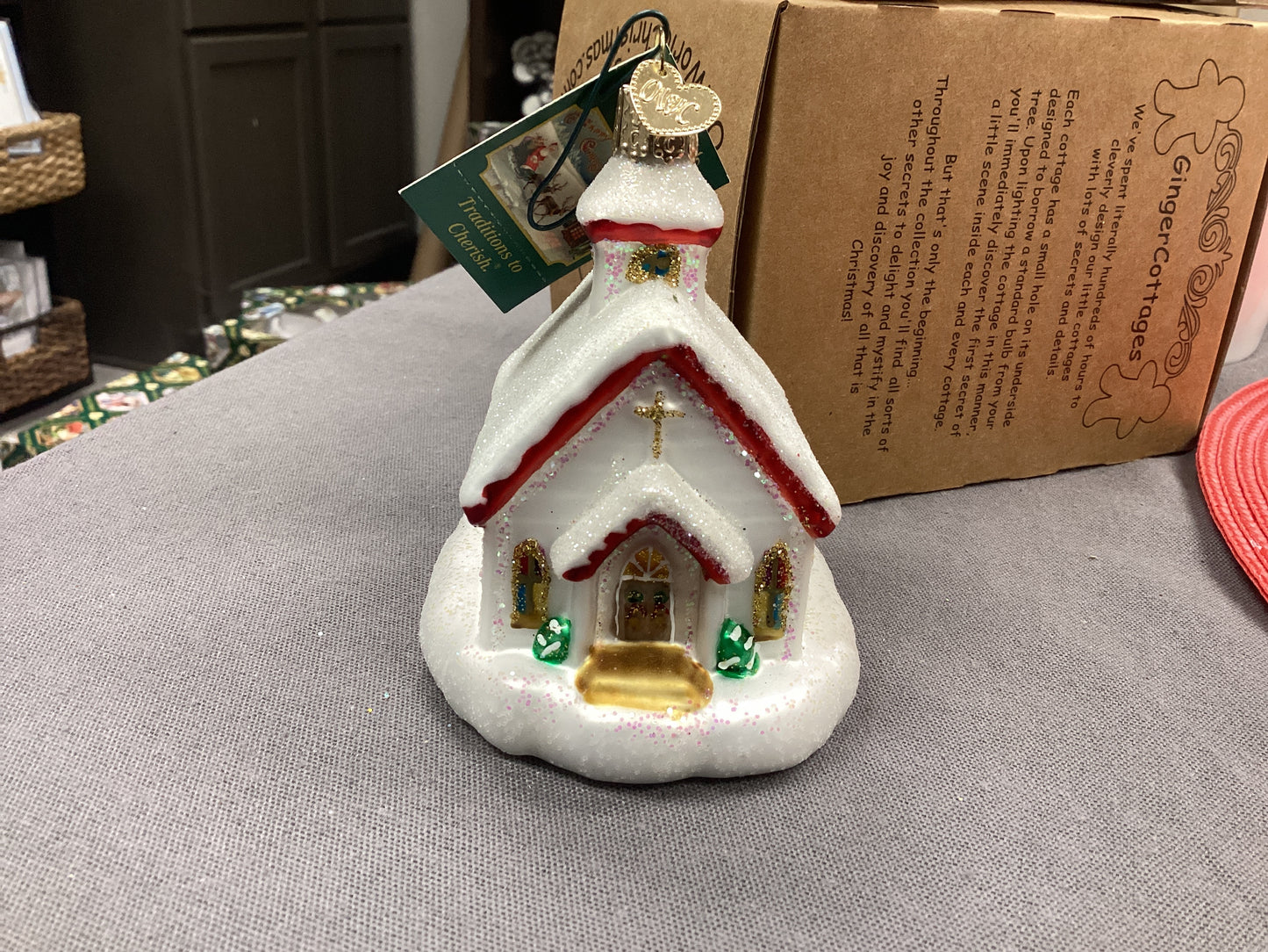 Country Church ornament
