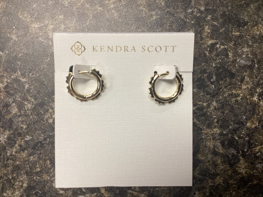 Genevieve gold huggie hoops