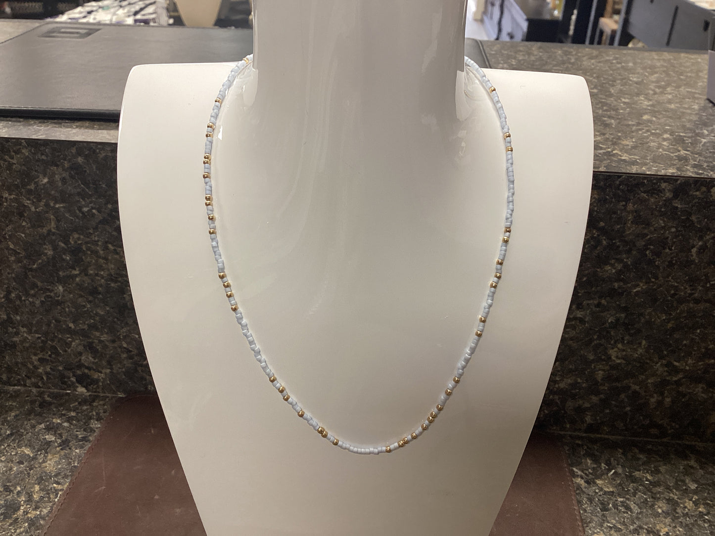 Hope Unwritten Blue Ice choker 15”