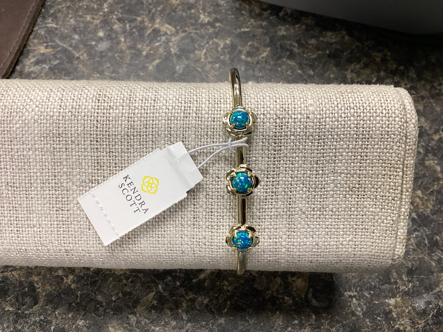Susie gold marine opal cuff bra