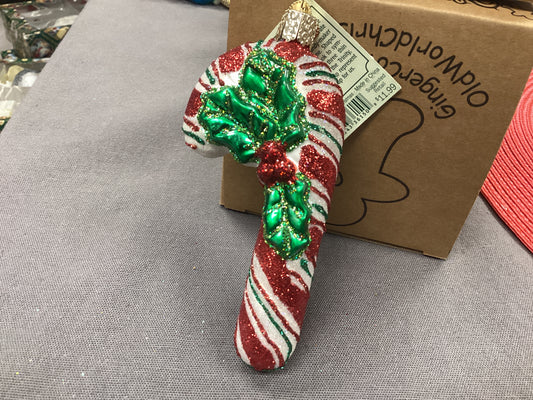 Glistening Candy Cane ornament
