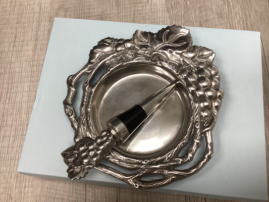 Grape Wine Coaster and Stopper