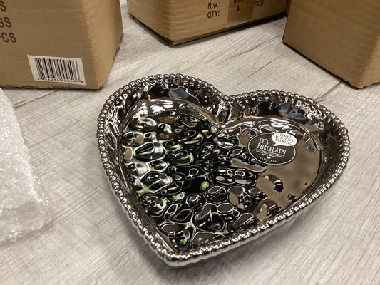 Heart Dish Silver