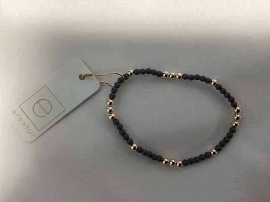 Worthy pattern 3mm bead bracelet Hermatite