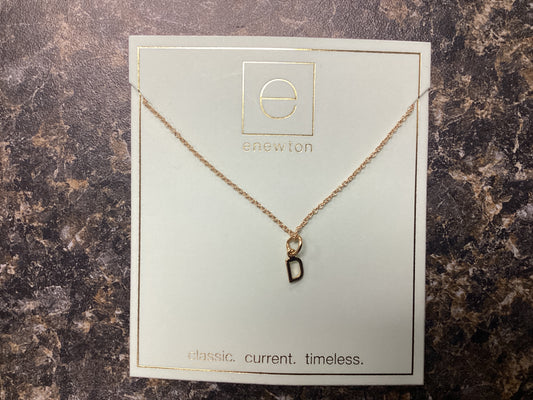 Respect Gold D short necklace