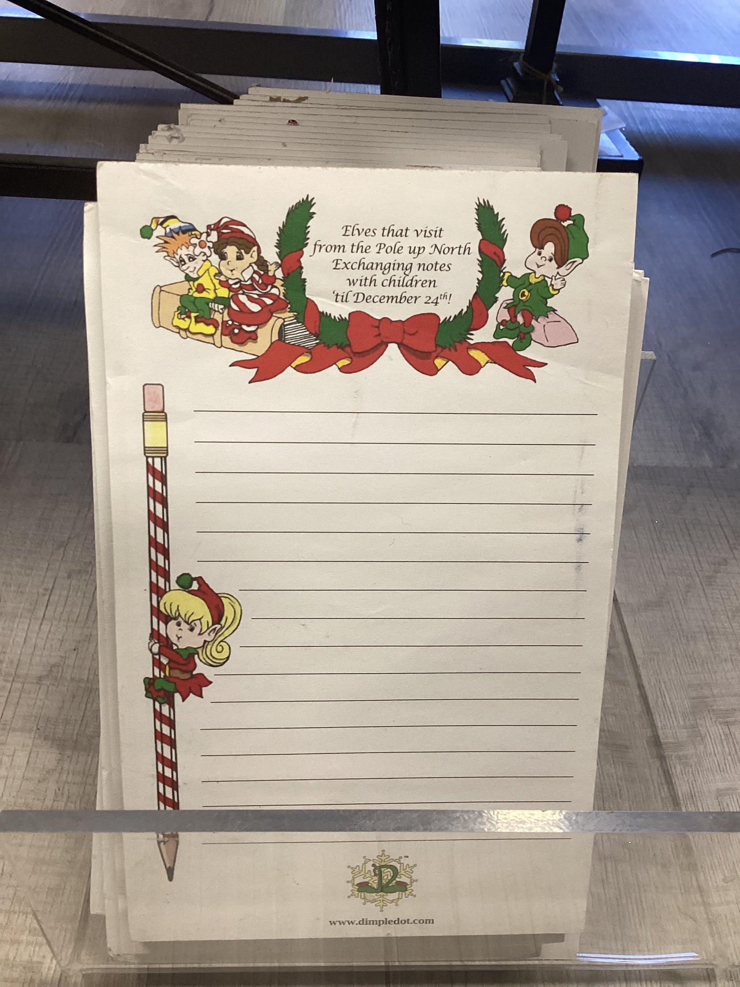 Skippy elf notepad small